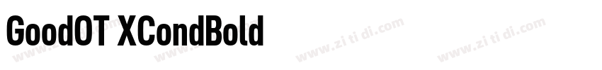 GoodOT XCondBold字体转换